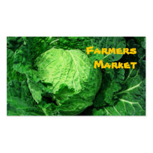Farmers Market Business Card