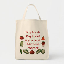 Farmers Market Canvas Bags