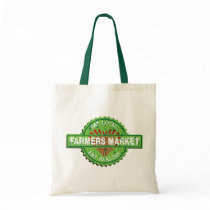 Farmers Market Heart Canvas Bags