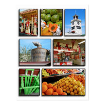 Farmer's Market Postcard