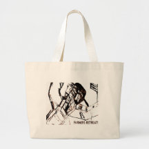 FARMERS RETREAT white Canvas Bag
