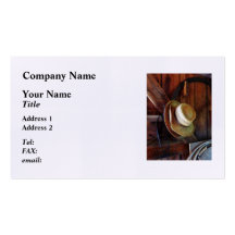 Farmer's Straw Hats Business Card Templates