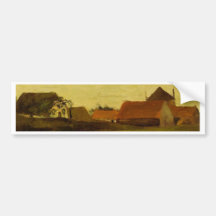 Farmhouses in Loosduinen near The Hague... Bumper Sticker