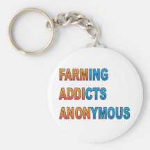 Farming Addicts Anonymous Keychains