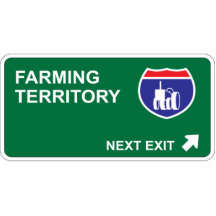 Farming Next Exit Photo Sculpture
