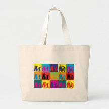 Farming Pop Art Canvas Bags