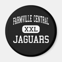 Farmville Central - Jaguars - High - Farmville Refrigerator Magnets