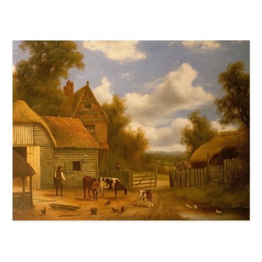 Farmyard Scene Postcards