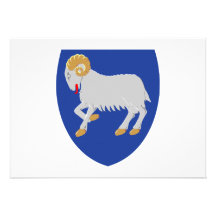 Faroe Islands Coat of Arms Invitations
