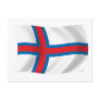 Faroe Islands Flag Postcard
