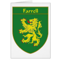 Farrell Coat of Arms/Family Crest Greeting Card