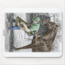 Farrier Rasping Hoof and Trimming Horse Mouse Pads
