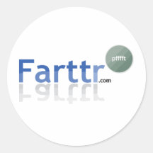 Farrtr.com Round Sticker