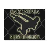 FART NINJA POST CARDS