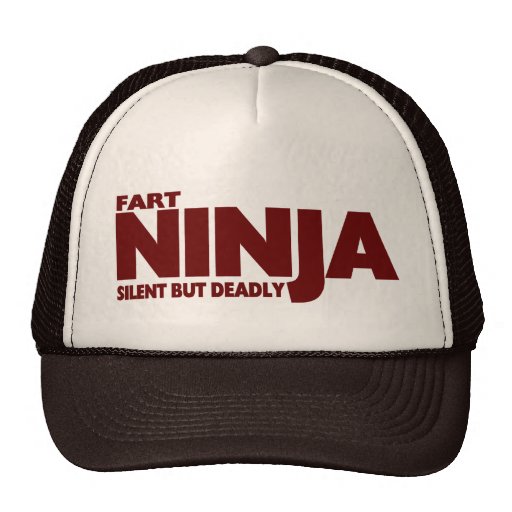 FART NINJA .... SILENT BUT DEADLY TRUCKER HAT