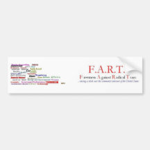 FART Sticker, CzarList Bumper Sticker