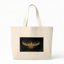 Farvahar Gold Canvas Bags