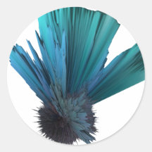 fascinator accesories round sticker