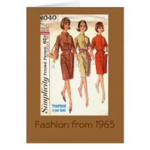 Fashion 1965 card
