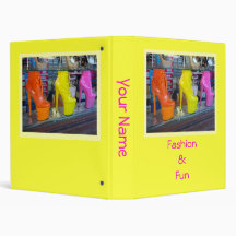 Fashion and Fun Vinyl Binders