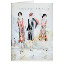 Fashion, April, 1928 Card