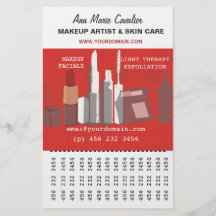 Fashion Beauty Makeup Artist  Business Personalized Flyer