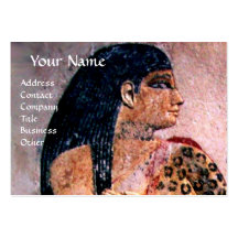 FASHION & BEAUTY OF ANTIQUE EGYPT MONOGRAM BUSINESS CARDS