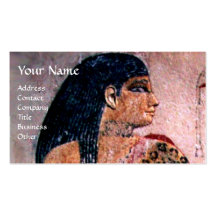 FASHION & BEAUTY OF ANTIQUE EGYPT MONOGRAM BUSINESS CARD TEMPLATE