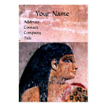 FASHION & BEAUTY OF ANTIQUE EGYPT MONOGRAM,pink Business Cards