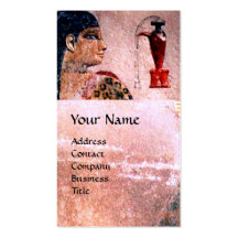 FASHION & BEAUTY OF ANTIQUE EGYPT MONOGRAM,pink Business Card Templates