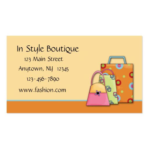 Fashion Business Card