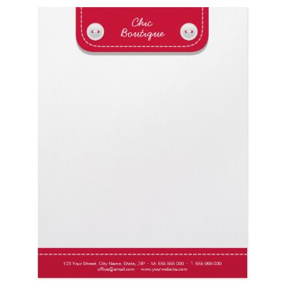 Fashion / Clothing business letterhead by BluePlanet