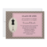Fashion Design Graduation Invitation