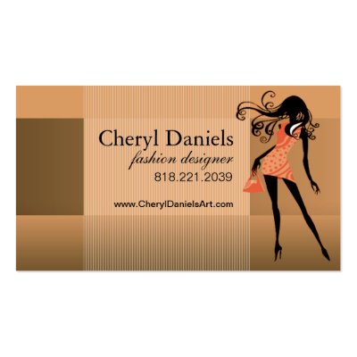 "Fashion Designer"  Costume Designer, Fashionista, Business Card Templates by StylishBusinessCards