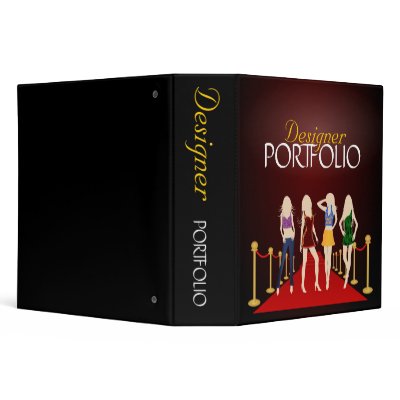 Fashion Designer Portfolio Binder by sunnymars