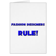 Fashion Designers Rule! Cards