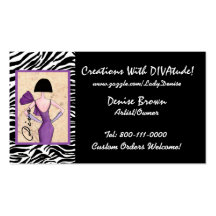 Fashion Diva Business Cards