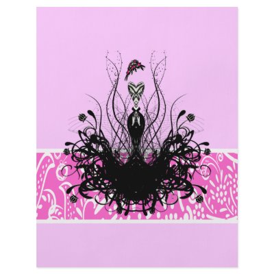 Fashion Diva Invitations, Flyers and Stickers by samack