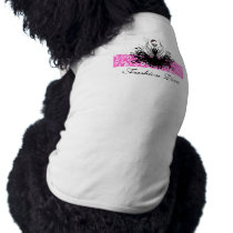 Fashion Diva Invitations, Flyers and Stickers Pet Tee