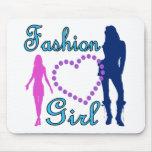 Fashion Girl Mouse Pad
