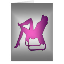 Fashion Lady 3 Card