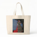 fashion lady in black and red bag