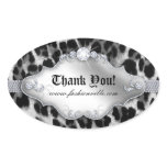 Fashion Leopard Sticker Jewellery White Black