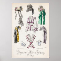 Fashion plate posters