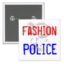 Fashion, Police Anstecknadelbutton