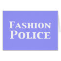 Fashion Police Gifts cards
