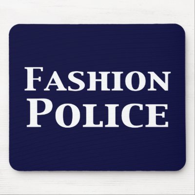 Fashion Police Gifts Mouse Mats by Funny_Gifts