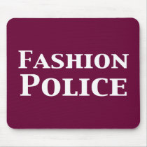 Fashion Police Gifts Mouse Mats