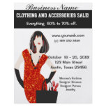 Fashion ~ Red Animal Print flyers