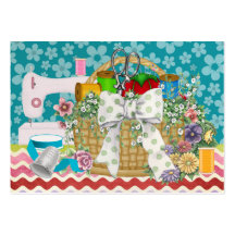 Fashion / Seamstress / Sewing Basket - SRF Business Card Templates